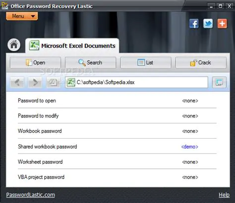 Key Features of Outlook Password Recovery Lastic