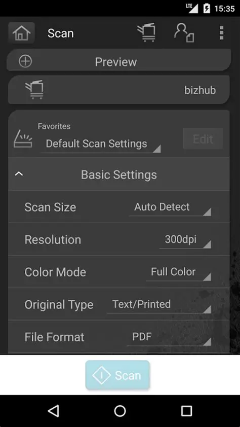 Key Features of PageScope Workware
