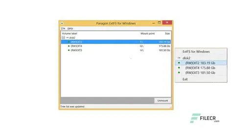 Key Features of Paragon ExtFS for Windows