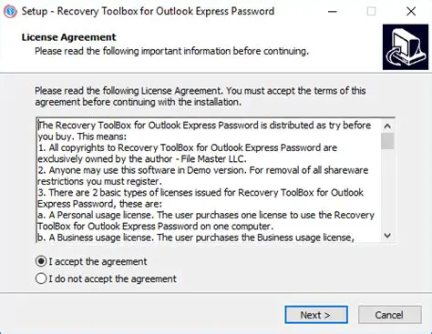 Key Features of Password Recovery Toolbox for Outlook