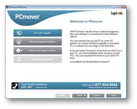 Key Features of PCmover Home
