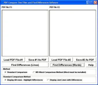 Key Features of PDF Compare Two Files and Find Differences Software