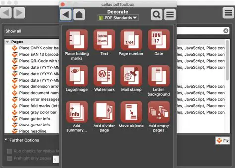 Key Features of PDFToolBox