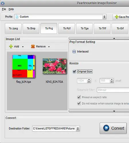 Key Features of PearlMountain Image Resizer