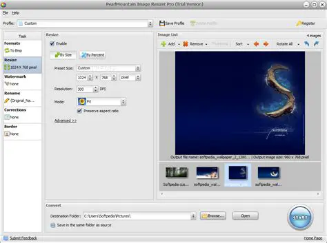 Key Features of PearlMountain Image Resizer Pro