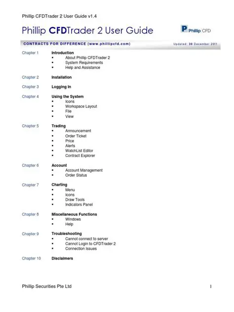 Key Features of Phillip CFDTrader 2
