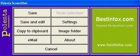Key Features of Polenta ScreenShot