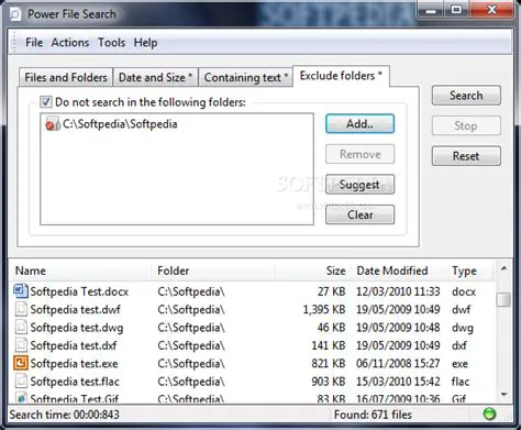 Key Features of Power File Search