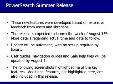 Key Features of PowerSearch