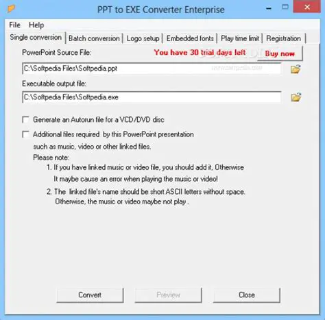 Key Features of PPT to EXE Converter Enterprise