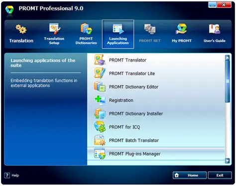 Key Features of PROMT Professional Spanish Giant Trial