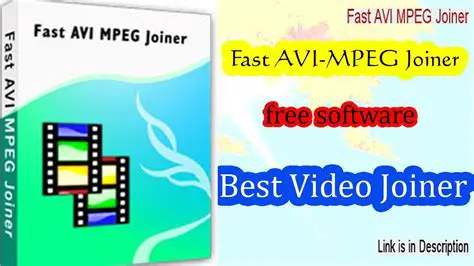 Key Features of Quick AVI MPEG Joiner