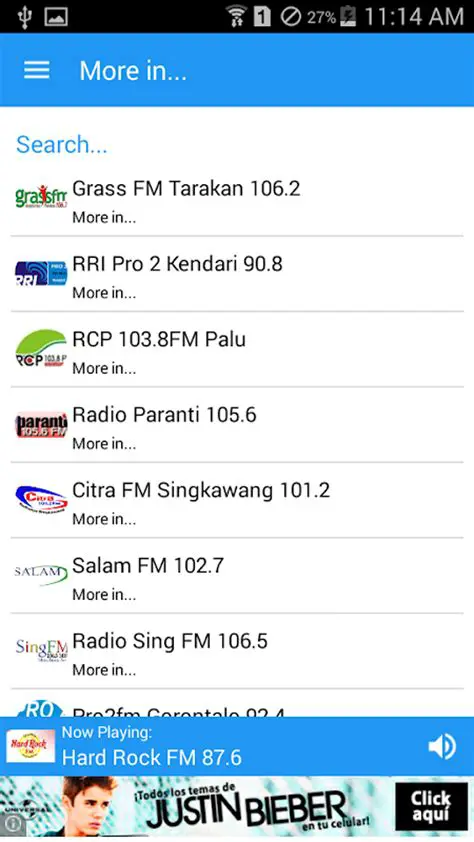 Key Features of Radio Indonesia Toolbar