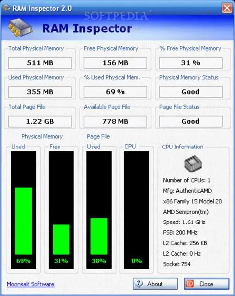 Key Features of RAM Inspector