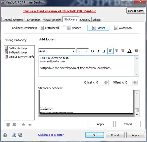 Key Features of ReaSoft PDF Printer Lite Edition