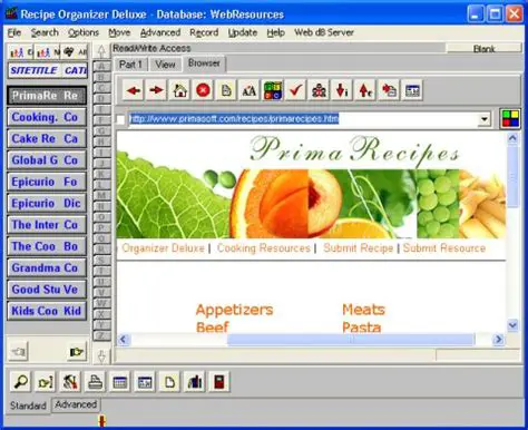 Key Features of Recipe Organizer Deluxe