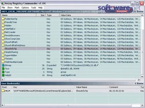 Key Features of Registry Commander