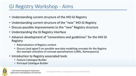 Key Features of Registry Workshop