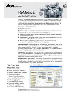 Key Features of ReMetrica Professional Edition