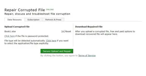 Key Features of Repair Excel File Free