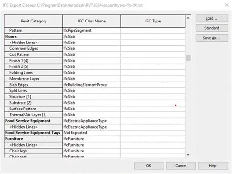 Key Features of Revit IFC Export Alternate UI