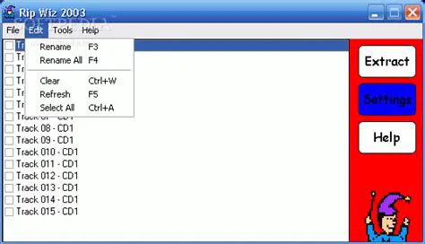 Key Features of Rip Wiz 2003