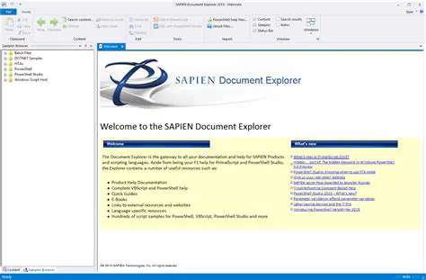 Key Features of SAPIEN Document Explorer