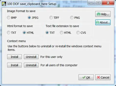 Key Features of Save Clipboard Here