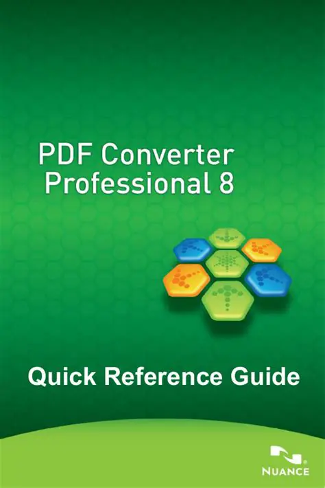 Key Features of ScanSoft PDF Converter Professional