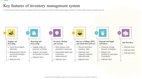 Key Features of Seagram Inventory