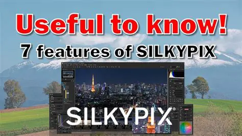 Key Features of SILKYPIX Developer Studio LE