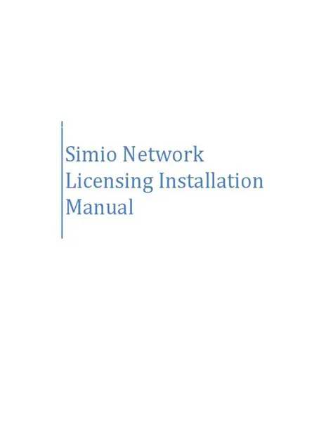 Key Features of Simio Network License Server