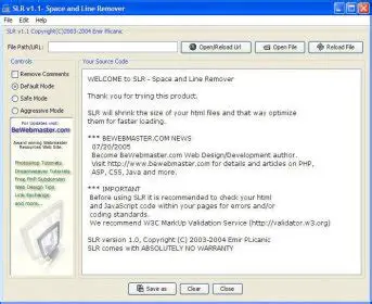 Key Features of SLR Freeware Edition