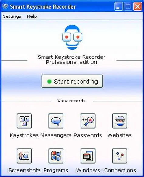 Key Features of Smart Keystroke Recorder