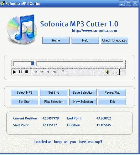 Key Features of Sofonica MP3 Cutter