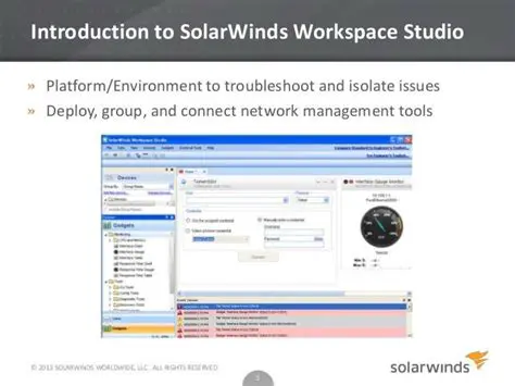 Key Features of SolarWinds Engineers Toolset