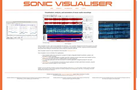 Key Features of Sonic Visualiser