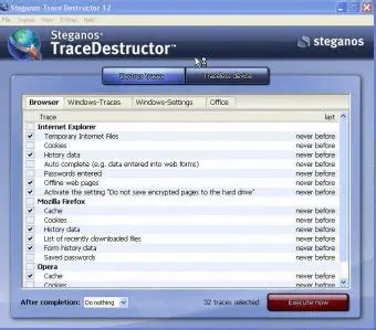 Key Features of Steganos Internet Trace Destructor