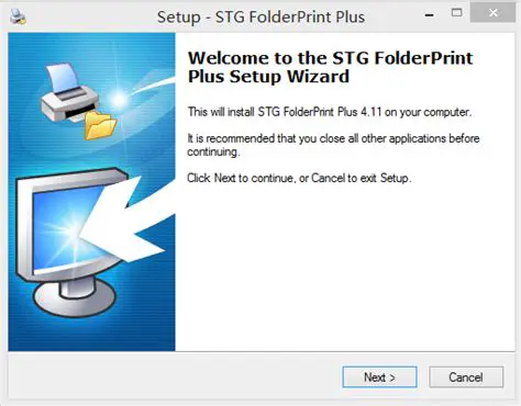Key Features of STG FolderPrint Plus