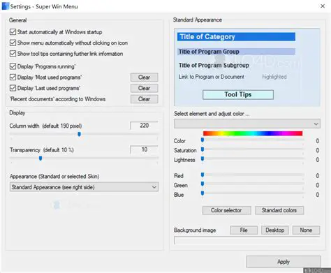 Key Features of Super Win Menu