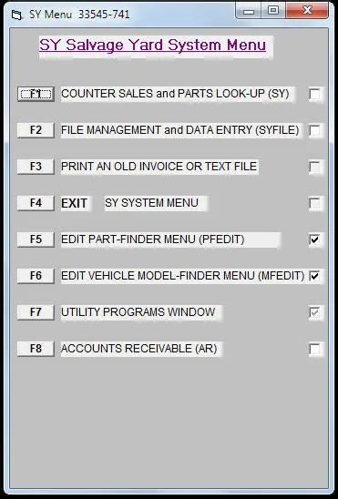 Key Features of SY Salvage Yard System