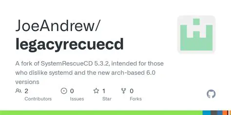 Key Features of SystemRescueCd