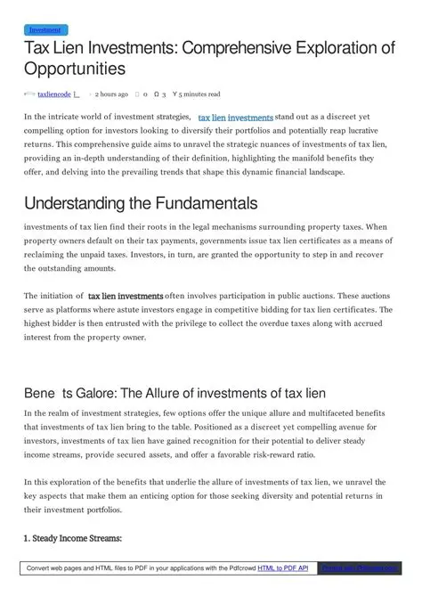 Key Features of TaxLien Pro