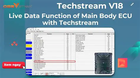 Key Features of Techstream