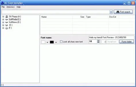 Key Features of the AL Font Installer