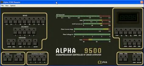 Key Features of the Alpha 9500 Remote