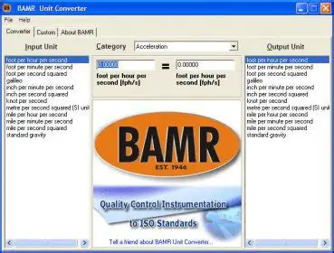 Key Features of the BAMR Unit Converter