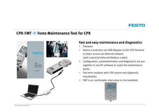Key Features of the CPX Festo Maintenance Tool