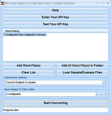 Key Features of the English To Arabic and Arabic To English Converter Software