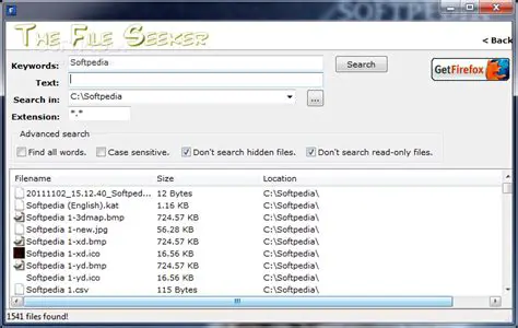 Key Features of The File Seeker